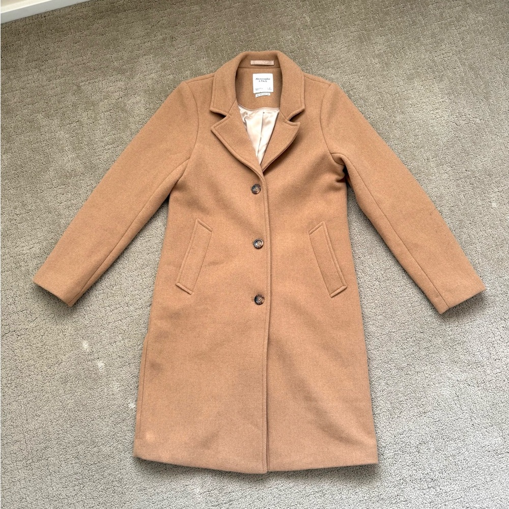 Abercrombie Wool-Blend Dad Coat